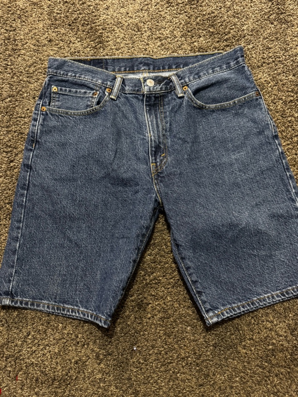 Men's Dark Blue Denim Shorts Levi’s size :34